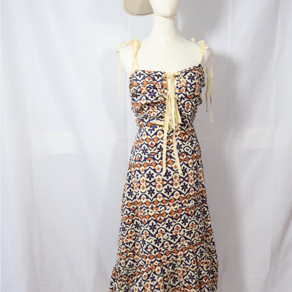 Anthropologie Patterned Maxi Dress